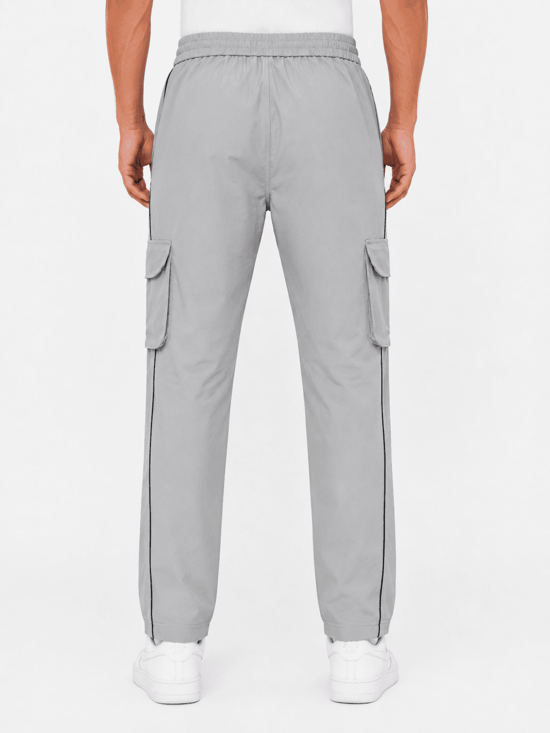 LIGHT GREY UTILITY CARGO TROUSER second view