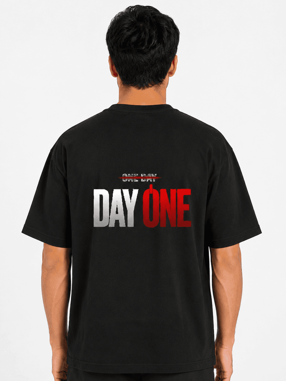 DAY ONE GRAPHIC T-SHIRT - Black