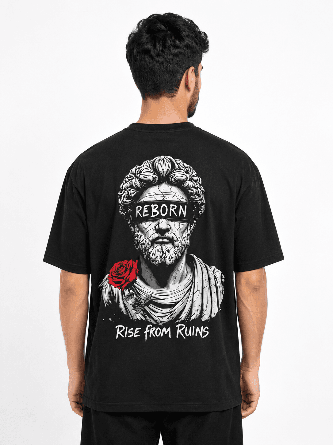 REBORN GRAPHIC T-SHIRT - Black