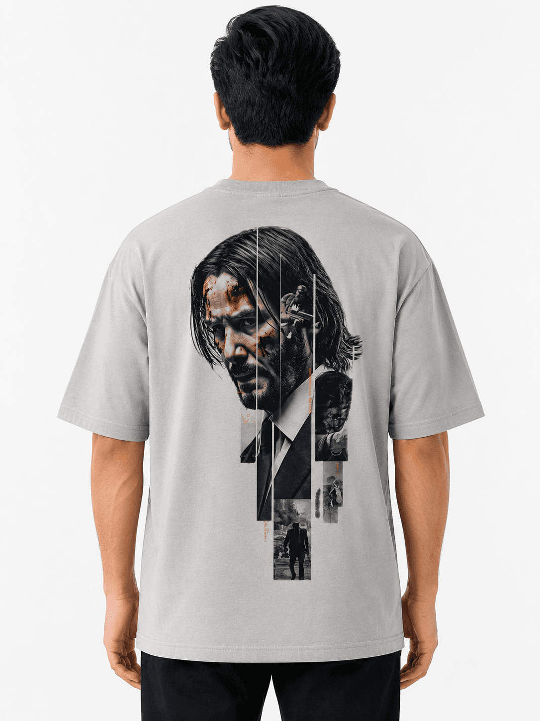 LEGEND JOHN WICK GRAPHIC T-SHIRT - Grey