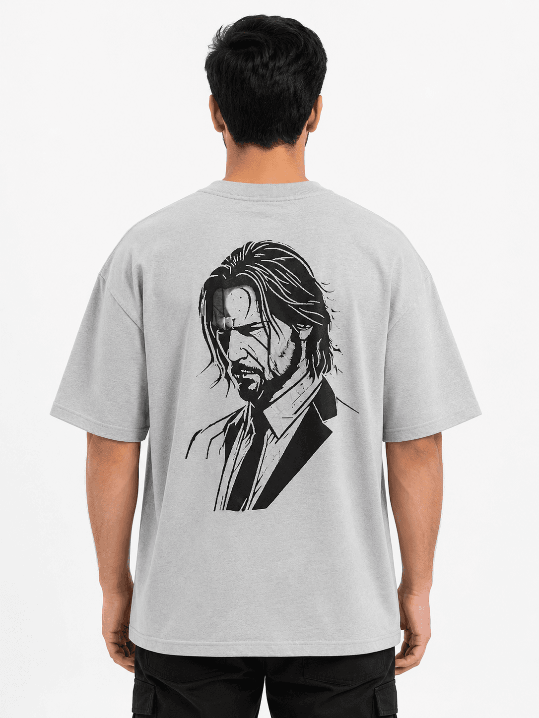 SHADOW WICK GRAPHIC T-SHIRT - Grey