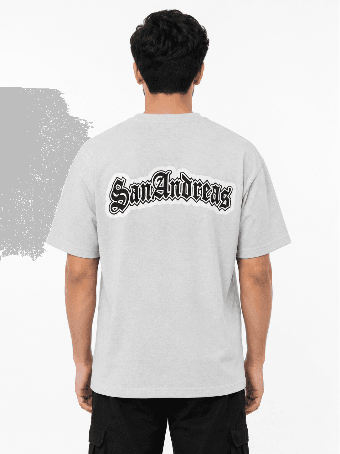 SAN ANDREAS GRAPHIC T-SHIRT - Grey