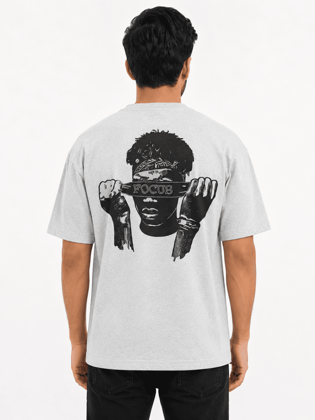 FOCUS VISION GRAPHIC T-SHIRT - Grey