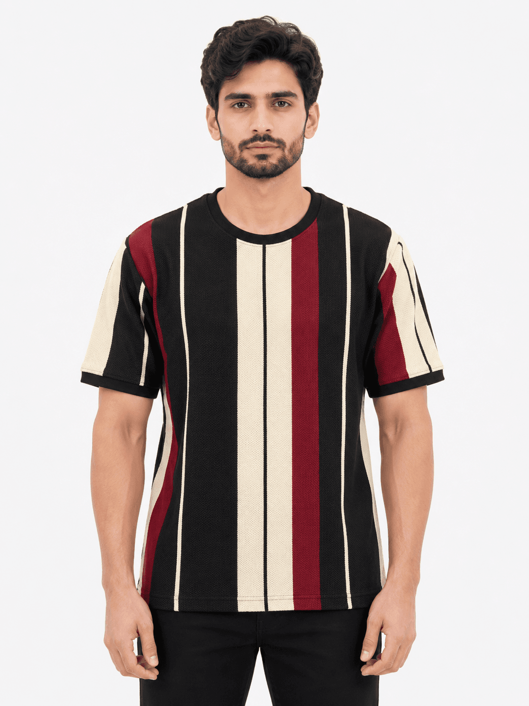 PREMIUM VINTAGE STRIPE POLO T-SHIRT