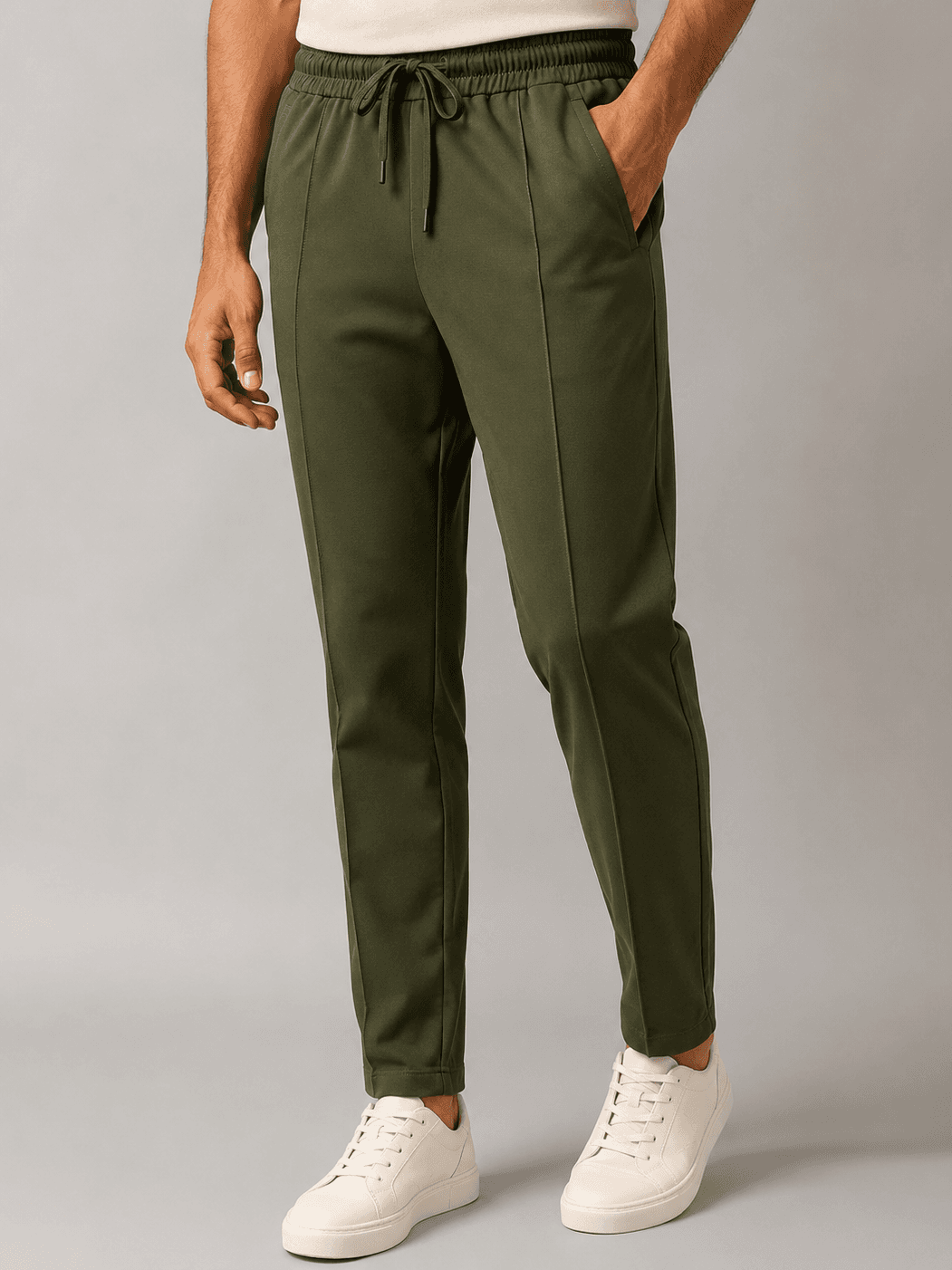 ESSENTIAL TAPERED TROUSERS