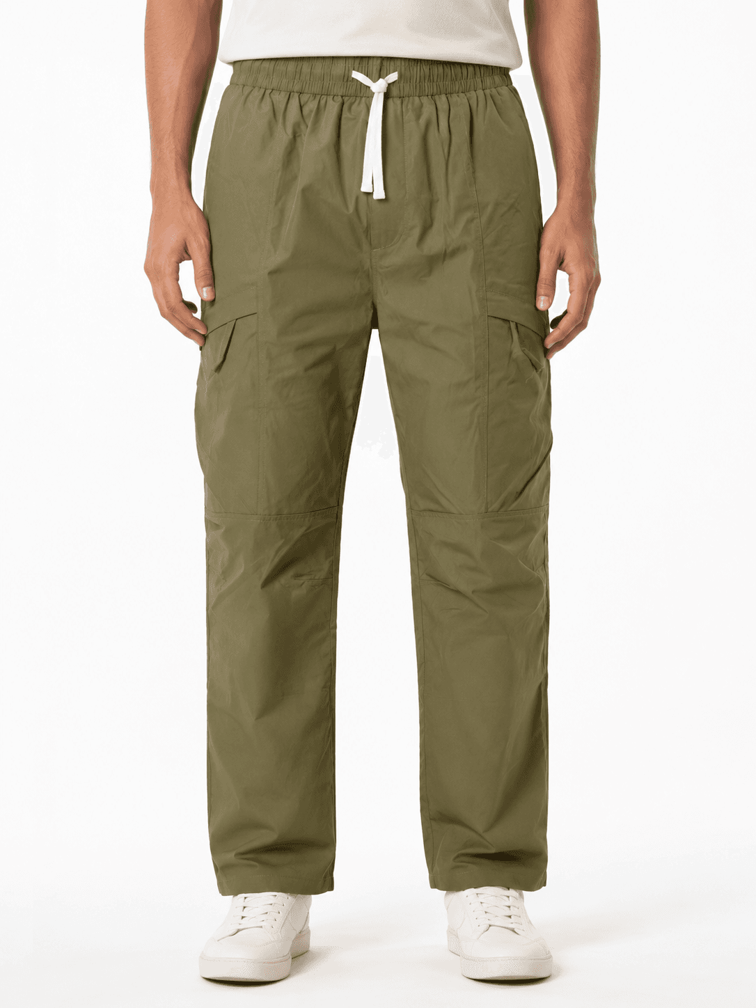 OLIVE GREEN UTILITY CARGO TROUSER